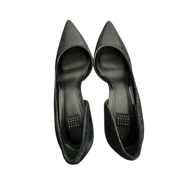 White House, Black market Black Pointed Toe Women's Shoes - Picture 3 of 7